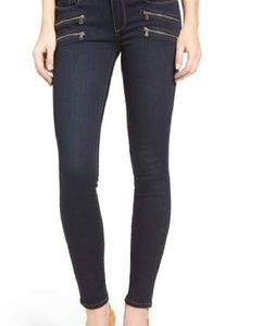 Paige Edgemont sz 27 Dark wash with Zippers